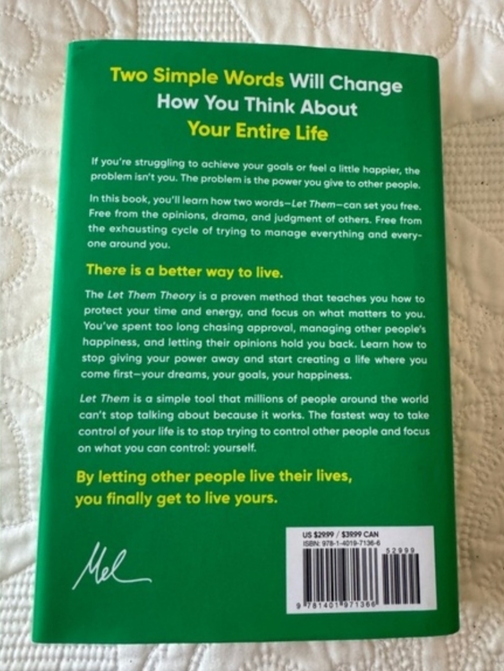 The Let Them Theory - like new book - Picture 2 of 2
